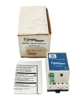 Pumpsaver 460-15-100-lls New Symcom Pump Saver Liquid Level Sensor