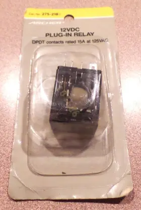 275-218 RADIOSHACK Radio Relay Coil Contacts Trains Nos