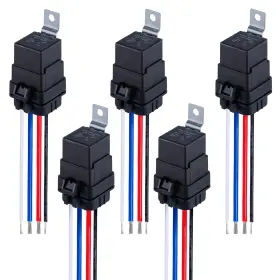 445006611608 RONYBUY Waterproof Relay Harness Awg Tinned Amp