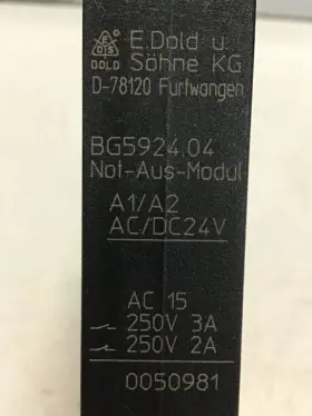 BG5924.04 SAFEMASTER Safety Relay #3