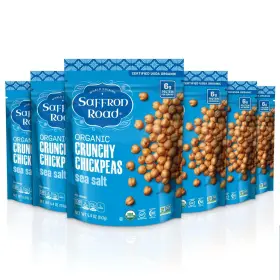 850029953180 SAFFRON ROAD Roasted Sea Salt Crunchy Chickpeas