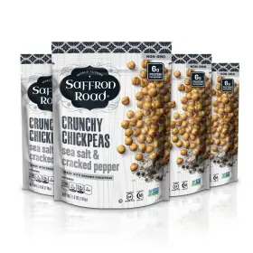 850446008975 SAFFRON ROAD Crunchy Chickpea Snacks Gluten Pack