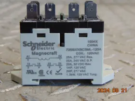 725BXXBC3ML-120A SCHNEIDER Magnecraft Power Relay Coil