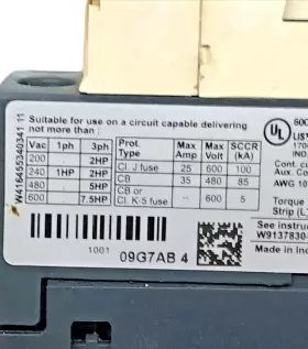 LO1-D09 SCHNEIDER ELECTRIC Telemecanique Contactor G7 #3