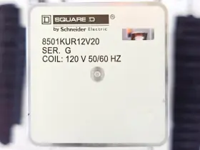 8501KUR12V20 SCHNEIDER ELECTRIC SQUARE Plug Gp Relay #3