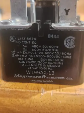 W199AX-13 SCHNEIDER ELECTRIC Magnecraft Power Relay Ac Coil #2