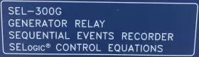 0300G313225212X SEL Generator Relay Sequential Events #3