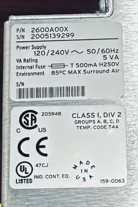 2600A00X SEL Rtd Module Vac #2