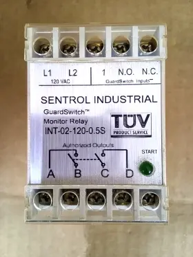 INT-02-120-0.5S SENTROL Guardswitch Monitor Relay #2