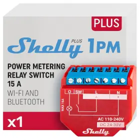 3800235265536 SHELLY Wifi Smart Relay Switch Power Function