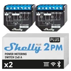 3800235265680 SHELLY Wifi Channels Smart Relay Switch Power