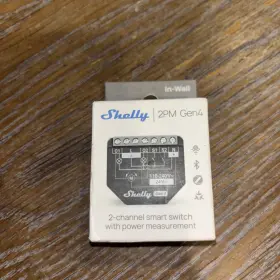 800238070748 SHELLY Smart Relay Wifi Bluetooth Zigbee Matter
