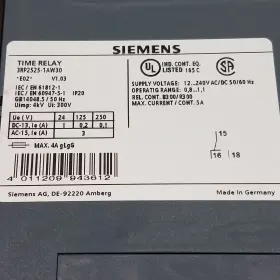 3RP2525-1AW30 SIEMENS Timing Relay #3
