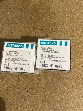 3TH20-40-OAK6 SIEMENS Control Relay Box