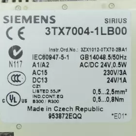 3TX7004-1LB00 SIEMENS Relay Coupler Screw Terminal #2