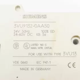 3VU9132-0AA50 SIEMENS Shut Release Motor Control #2