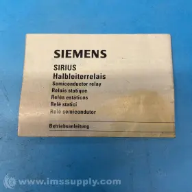 3ZX1012-0RF20-1AW1 SIEMENS Semiconductor Relay Fnip