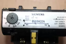 958BA32A SIEMENS Overload Relay Volt Amp #3