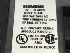 958L109441U SIEMENS Relay #2