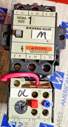 CXL103 SIEMENS Starter Overload Amp