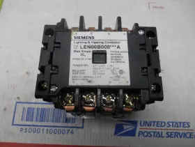 Siemens Len00b008 Lighting And Heating Contactor 4 Poles 20 Amp 24v