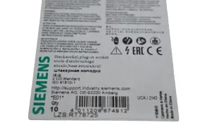 RT78725 SIEMENS Pack Lzs Plug Socket Rt Relay Standard #3