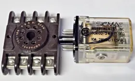 50R02-12DC-SC0 SIGMA Relay Pin Coil Socket