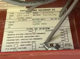 UC500P-C SIMPLEX Recorder Relay #2