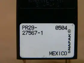 PR29-27567-1 SNAPAK Relay #3