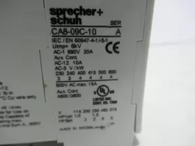 CA8-09C-10 SPECHER SCHUH Sprecher Contactor #3