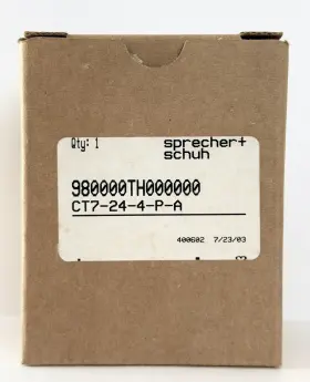 CT7-24-4-P-A SPRECHER SCHUH Overload Relay Amp