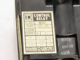 31022-400-56 SQUARE D Control Relay Coil Gl Latch #2