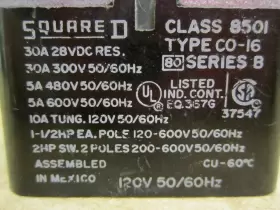 8501 SQUARE D Relay #2