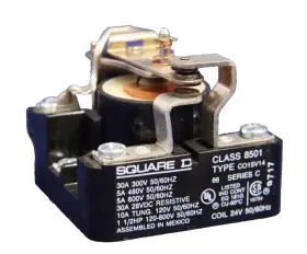 8501CO15V14 SQUARE D Power Relay Vac Coil Contact Amp