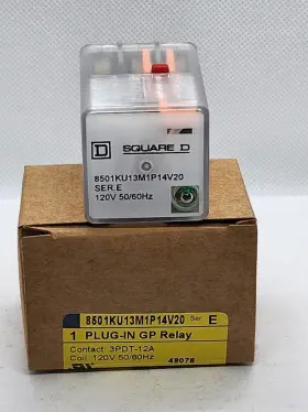 8501KU13M1P14V20 SQUARE D Plug Gp Relay