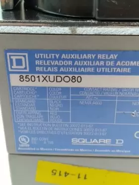 8501XUDO80 SQUARE D Control Relay #2