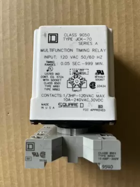 9050 SQUARE D Multifuction Timing Relay Volt Base #2