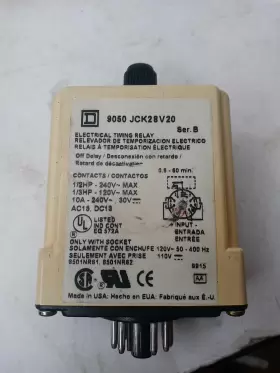 9050 SQUARE D Electrical Timing Relay #2