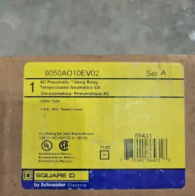 9050AO10EV02 SQUARE D Timing Relay Pneumatic Delay
