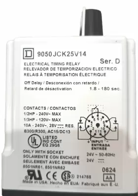 9050JCK21V14 SQUARE D Timing Relay #2