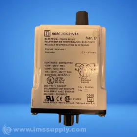 9050JCK31V14 SQUARE D Timer Relay Fnip