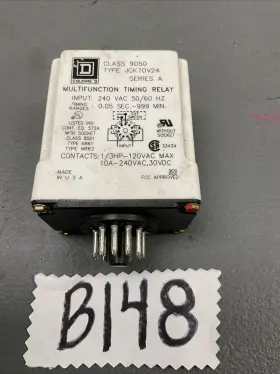9050JCK70V24 SQUARE D Multifunction Timing Relay Solidstate