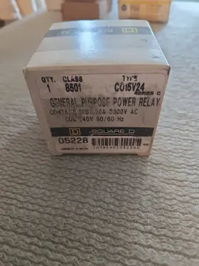 C015V24 SQUARE D General Power Relay