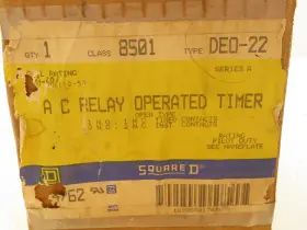 DEO22 SQUARE D Ac Relay Timer #2