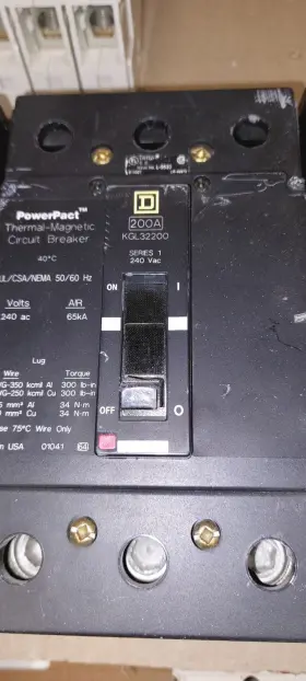 KGL32200 SQUARE D Breaker Powerpact Circuit Pole
