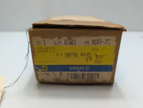 Square D X00-20 8501 Industrial Control Relay Ser. A