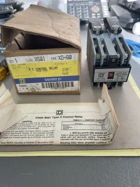 XD-80 SQUARE D General Relays #2