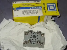 NR52 SQUARE Pin Double Tier Relay Socket