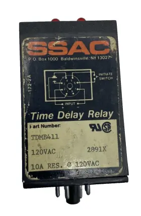 TDMB411 SSAC Delay Relay Res Timer