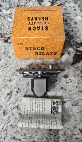 RMA-2 STACO Relay Ac Dpst Electrical Nos Box